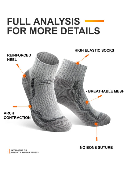 WRELS Merino Wool Thermal Socks – Winter Warm Compression Socks for Skiing, Hiking, Snowboarding & Climbing, Thick Merino Wool Sports Socks