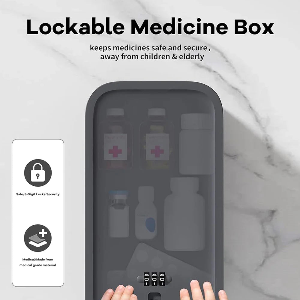 Lock Box with Locker – Secure Storage Safe for Office, School, Home, Medicine, Food, Snacks, and Files