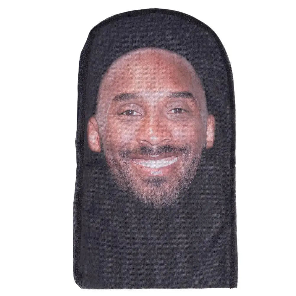 3D Balaclava Mask Hat - Seamless Kanye Face Mask for Pranks, Celebrity Hip Hop Hood Headgear