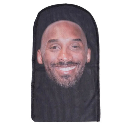 3D Balaclava Mask Hat - Seamless Kanye Face Mask for Pranks, Celebrity Hip Hop Hood Headgear