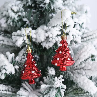 Christmas Tree Hanging Ornament – Red & White Candy Cane Pendant for Xmas, Home Decor & New Year 2024