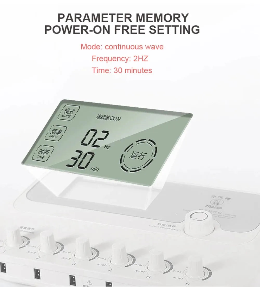 Hwato SDZ III Electroacupuncture Machine — 6-Channel Nerve & Muscle Stimulator Therapy Device for Acupuncture Treatment