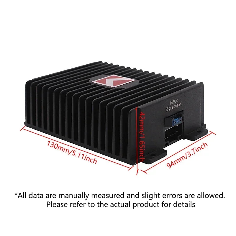 Car DSP Amplifier Hi-Fi Booster – 4*80W Digital Sound Processor for Android, Subwoofer & Car Stereo Audio System