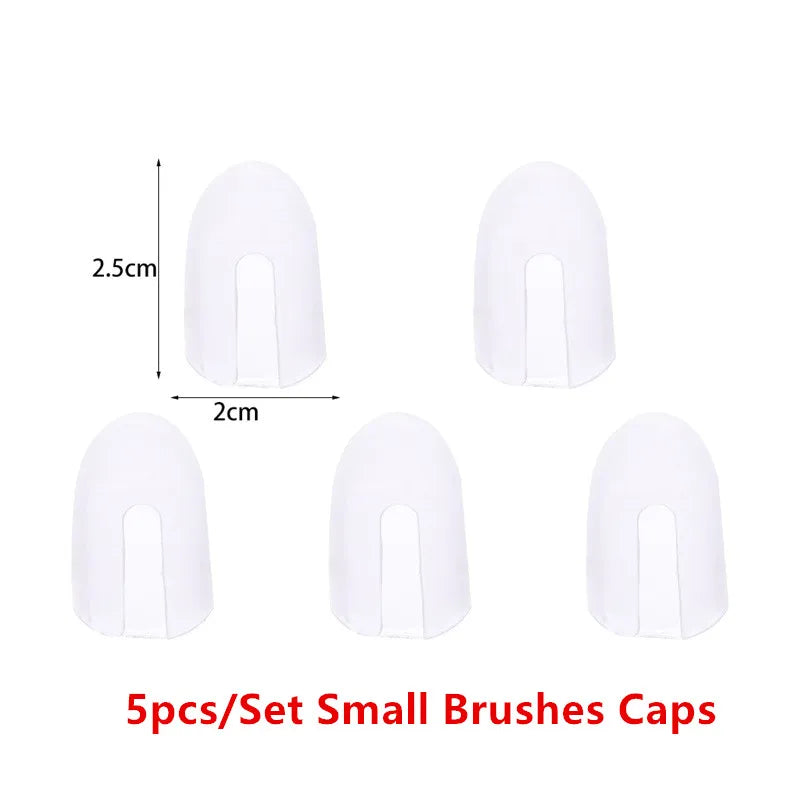 Soft Synthetic Blending Brush Set – Flat Ink Brushes with Caps for DIY Scrapbooking, Card Making & Craft Application Tools