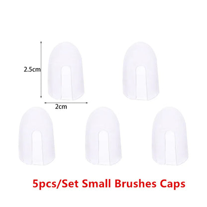 Soft Synthetic Blending Brush Set – Flat Ink Brushes with Caps for DIY Scrapbooking, Card Making & Craft Application Tools