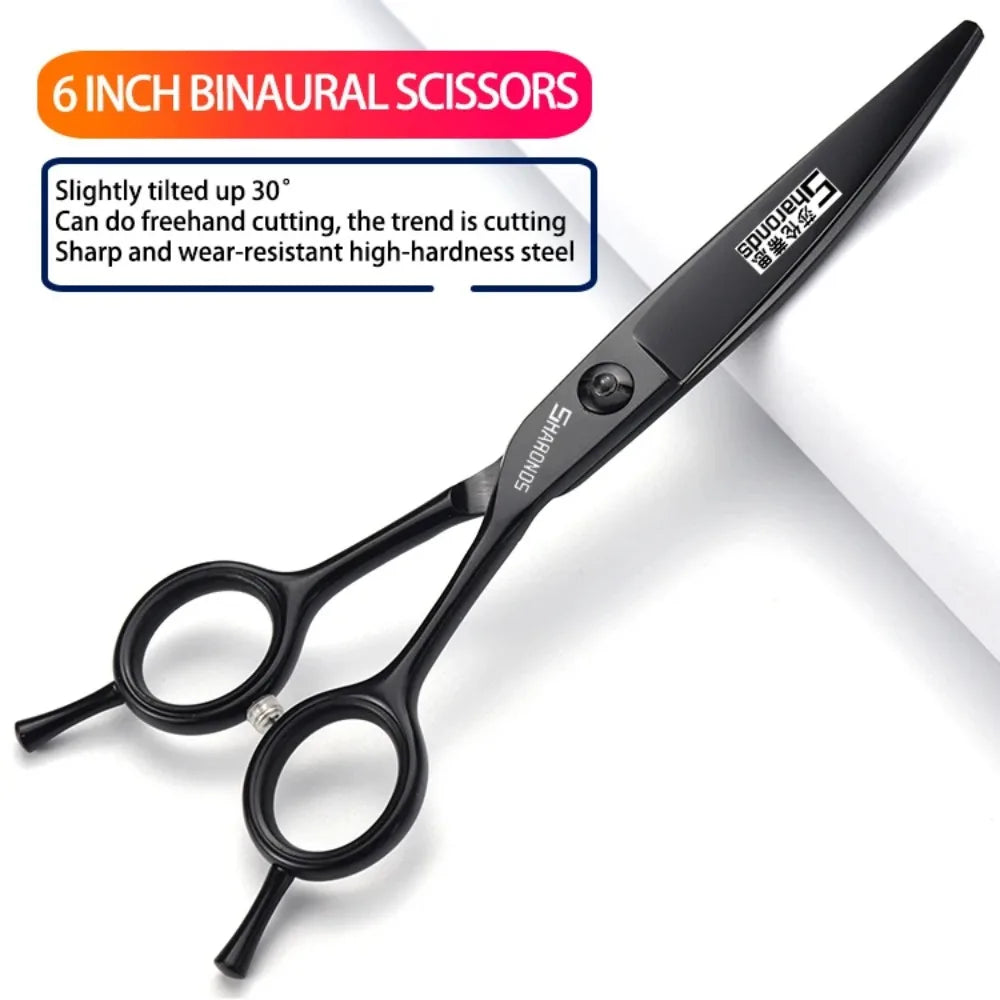 SHARONDS Professional Hairdressing Scissors – 440C Japanese Steel Barber Shears for Salon & Home Use