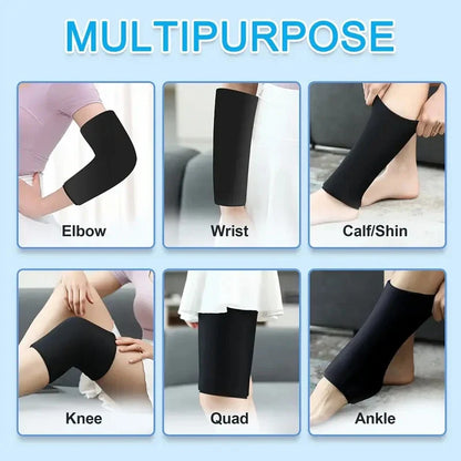 Gel Ice Sleeve — Reusable Hot & Cold Pack for Elbow, Knee, Ankle & Hand