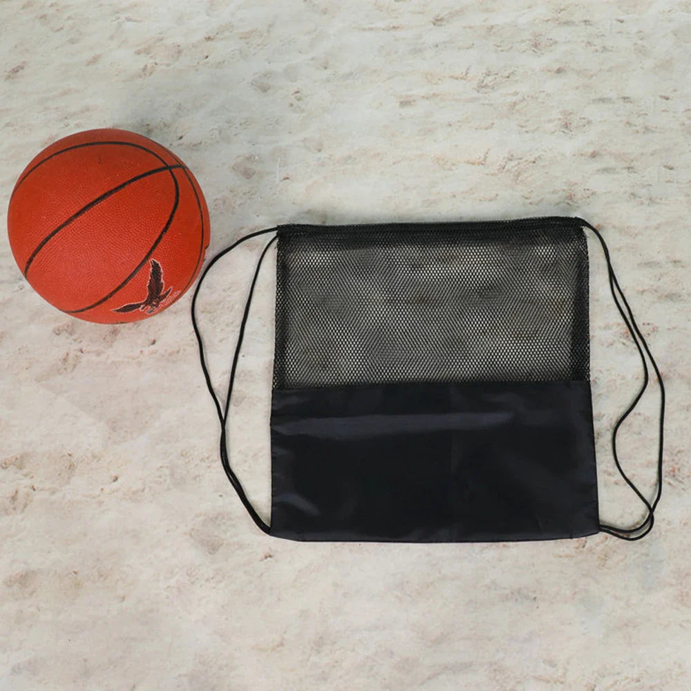 Mesh Sports Ball Storage Backpack – Multi-Purpose Portable Mesh Bag for Football, Basketball & Volleyball Carry and Storage Organizer