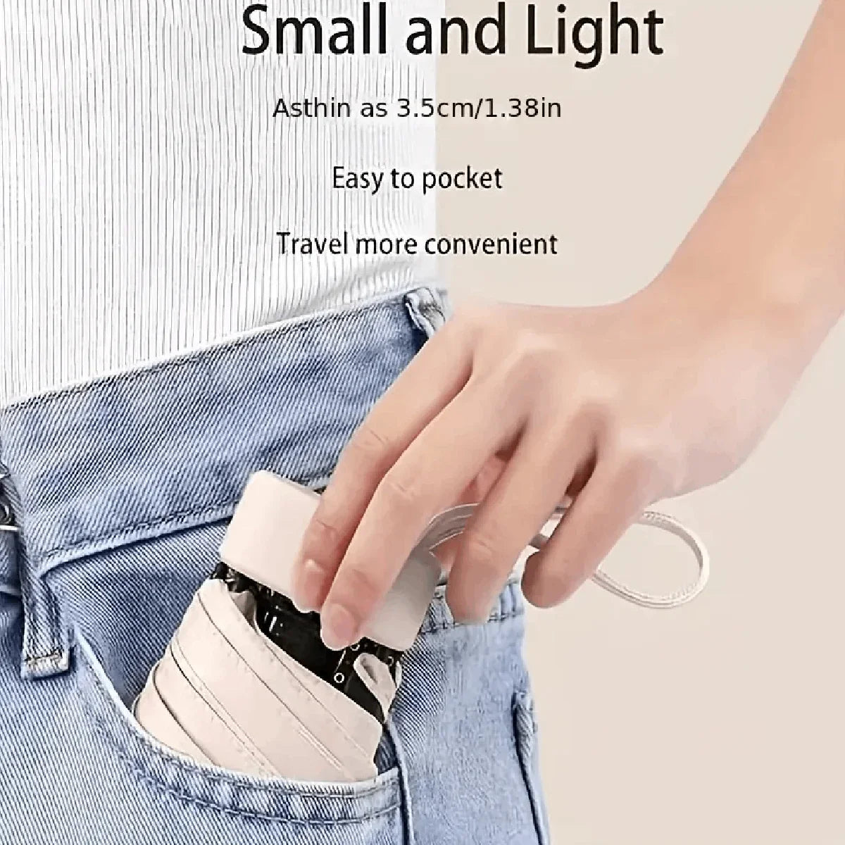 Ultra-Light Portable Mini Umbrella — Sixfold UV-Resistant Travel Umbrella (1pc)