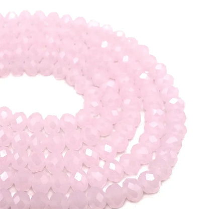 Faceted Crystal Glass Beads 2-8mm Loose Spacer Beads for DIY Jewelry Making Bracelets & Earrings