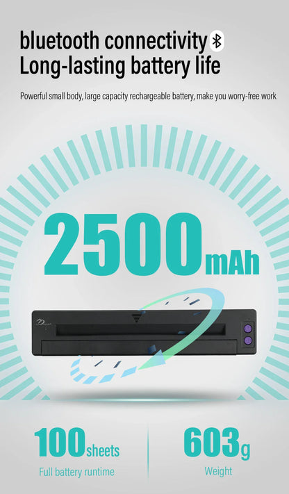 P19 Tattoo Transfer Wireless Stencil Printer – Automatic Fast Printing Portable Device for Small Businesses