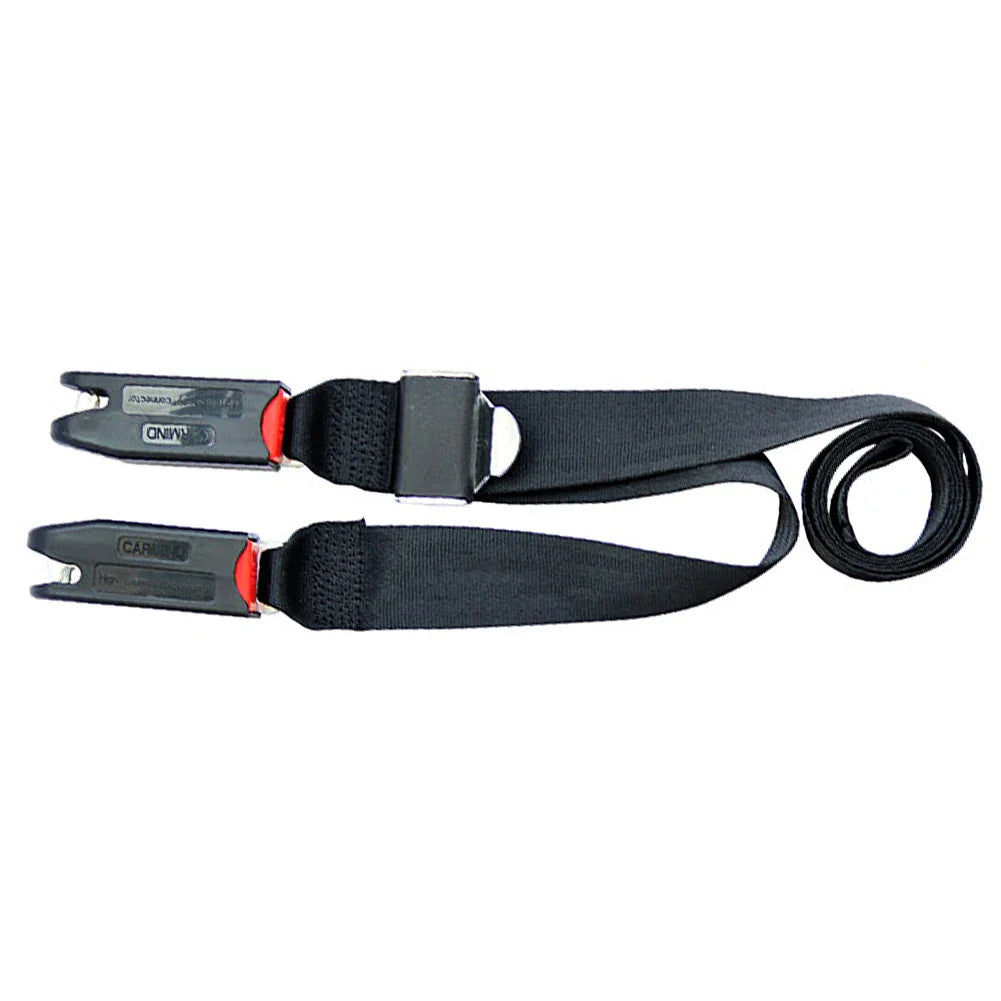 Universal 2-Point Seat Fixing Band: Adjustable Car Child Safety Seat Belt with Isofix/Latch Interface Connection Strap