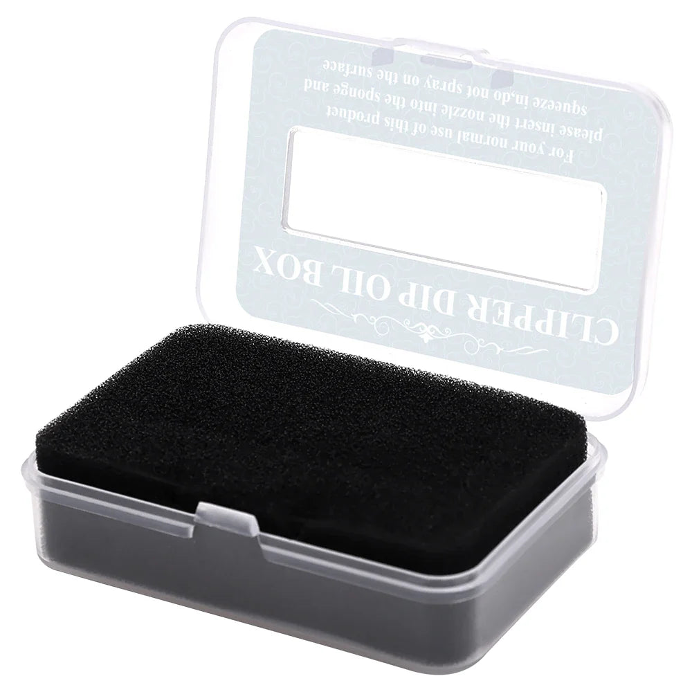 Lubricating Clipper Oil Box – Hair Blade Rust Prevention & Repair, Electric Push Barber Oil Storage Box