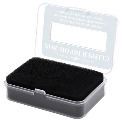 Lubricating Clipper Oil Box – Hair Blade Rust Prevention & Repair, Electric Push Barber Oil Storage Box