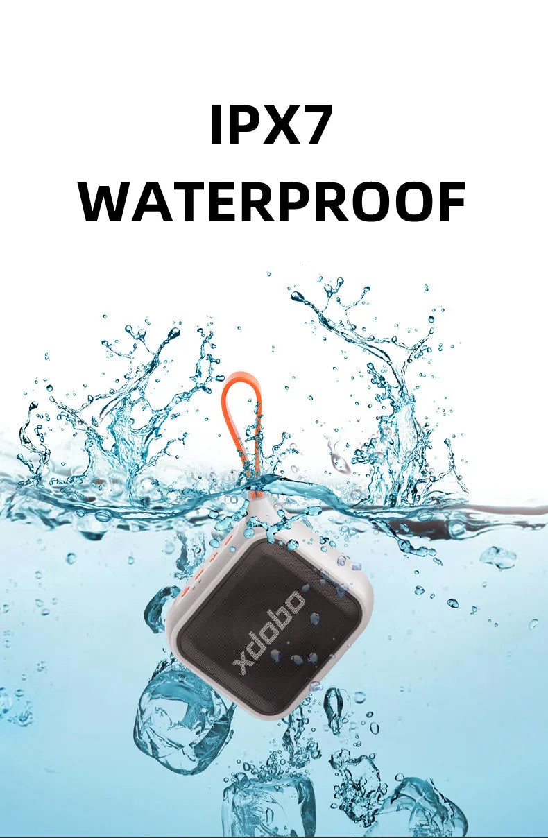 XDOBO Prince 1995 12W Portable Bluetooth Speaker – Powerful Bass, Waterproof, Smart & Wireless 5.2 Subwoofer