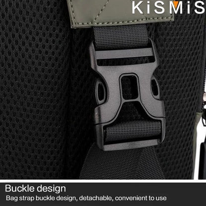KISMIS Men's Multifunction Messenger Bag – Shoulder Cloth Crossbody Chest Bag with USB Charging for Casual Use