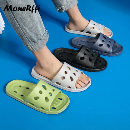 Summer Cloud Slippers – Women’s and Men’s Flip Flops – Beach Sandals, Bathroom Non-Slip Slides – Indoor House Shoes for Men and Women