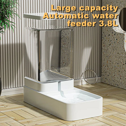 Cat & Dog Automatic Feeder with Water Dispenser – Gravity Food Storage Container