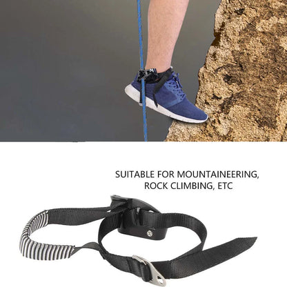 Right/Left Foot Climbing Ascender – Aluminium Alloy Labor-Saving Descender for Rope Climbing & Mountaineering