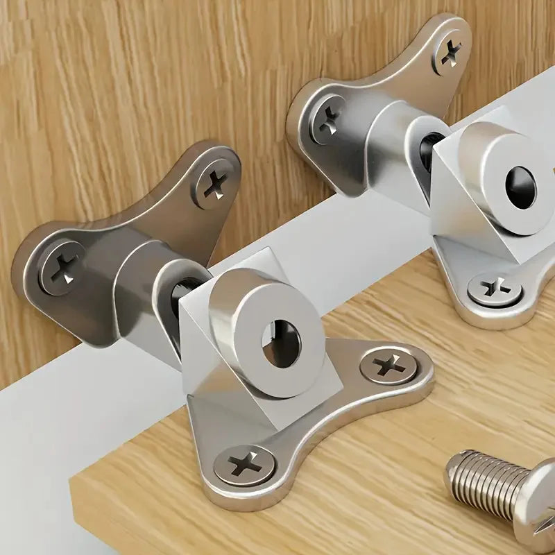Zinc Alloy Butterfly Corner Brackets - Removable Plank Connectors with Screws