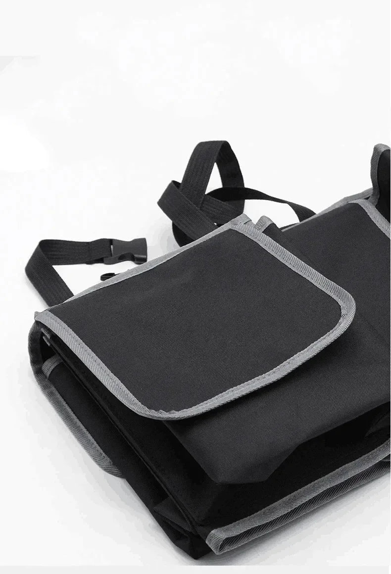 Car Trunk Organizer & Backseat Storage Bag – High Capacity Multi-Use Oxford Seat Back Organizer for Automobile Interior