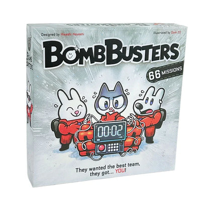 BOMBBUSTERS Board Game – English Simplified Collaborative Reasoning for 2-5 Players, Family & Parent-Child Interactive Fun