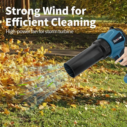 3000W Brushless Turbo Fan Blower – Handheld Electric Jet Fan for Snow, Leaf & Dust, 320,000 RPM, 450M/S, Compatible with Makita Battery