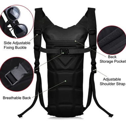 Tactical 3L Hydration Backpack – Waterproof Water Bag for Outdoor Sports, Cycling, and Mountaineering