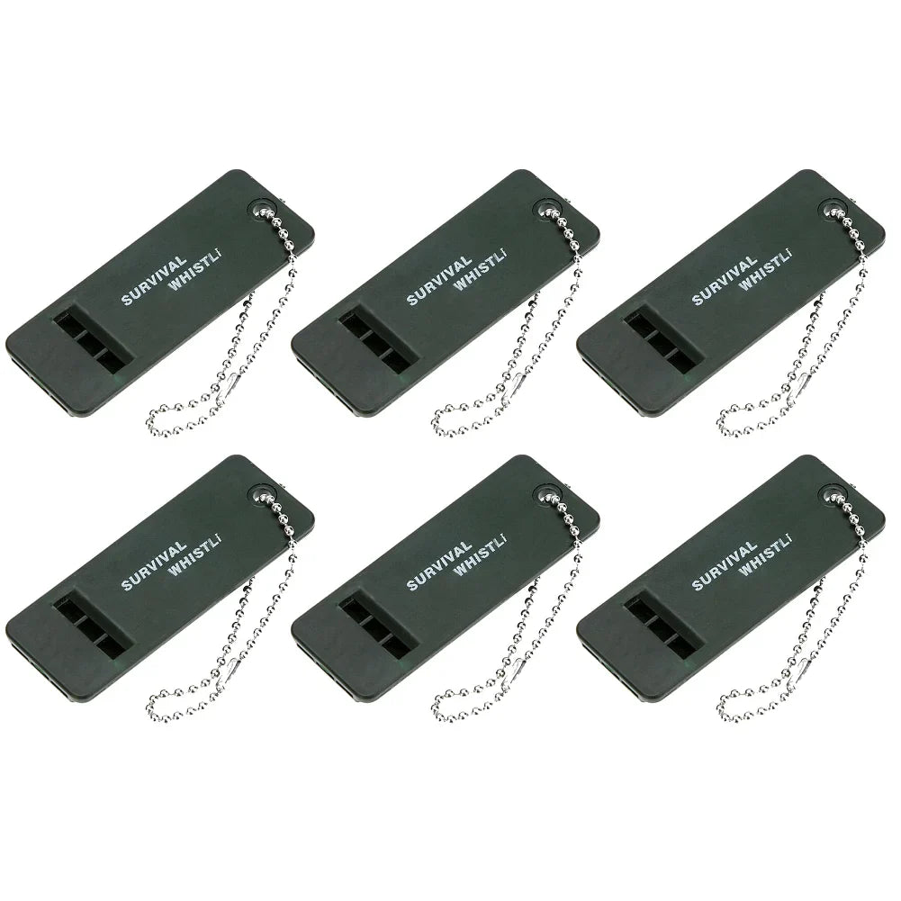 1–10PCS High Decibel Survival Whistle – 3-Frequency Outdoor Camping & Hiking Tool