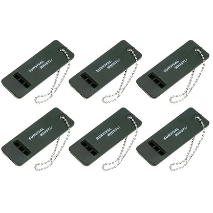 1–10PCS High Decibel Survival Whistle – 3-Frequency Outdoor Camping & Hiking Tool