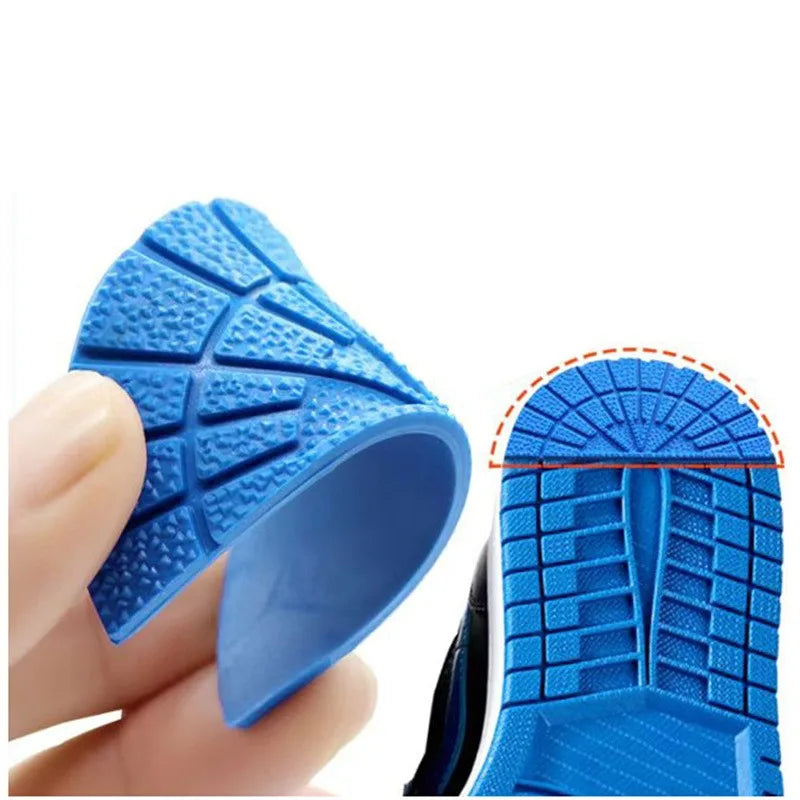 4PCS Wear-Resistant Shoe Insoles – Anti-Slip Self-Adhesive Sole Protectors for Sneakers, Heels & Rubber Shoe Repair