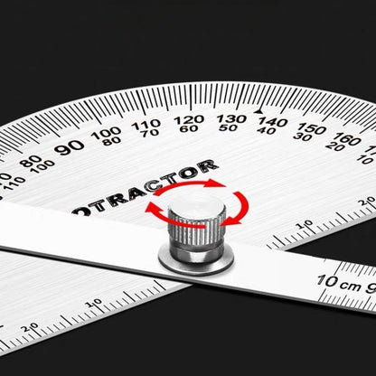 Goniometer Stainless Steel Protractor – Multi-Angle Measuring Ruler for Carpentry, Angle Meter & Finder Tool