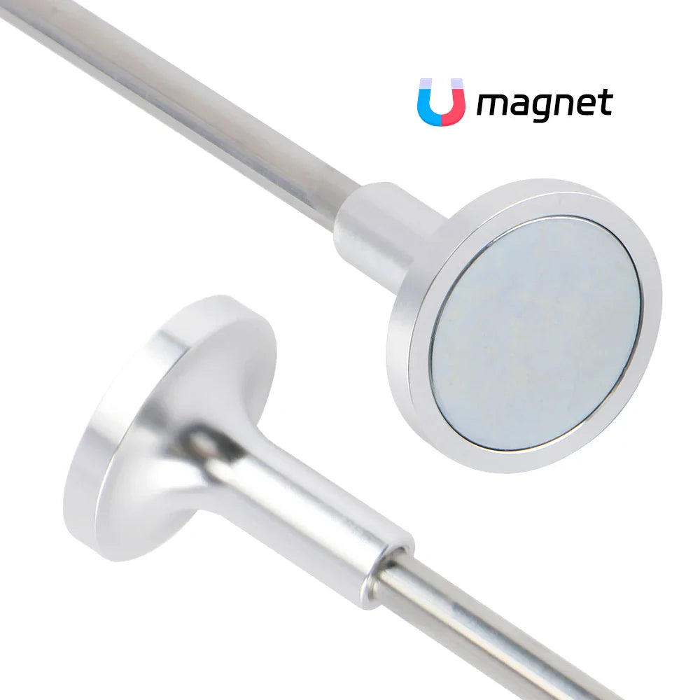 Golf Alignment Stick – Stainless Steel Swing Trainer with Magnetic Suction Cup for Swing Correction & Training Aids