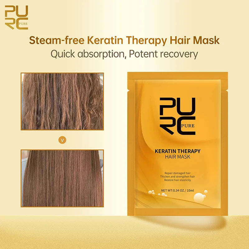 PURC 5-Second Magic Hair Mask — Argan Oil Nourishing Repair for Damaged, Frizz-Prone Hair
