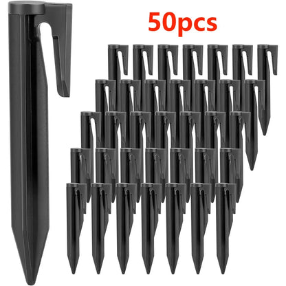 50/100PCS Lawn Mower Ground Pegs - Boundary Cable Fixing Spikes for Robot Mower Accessories