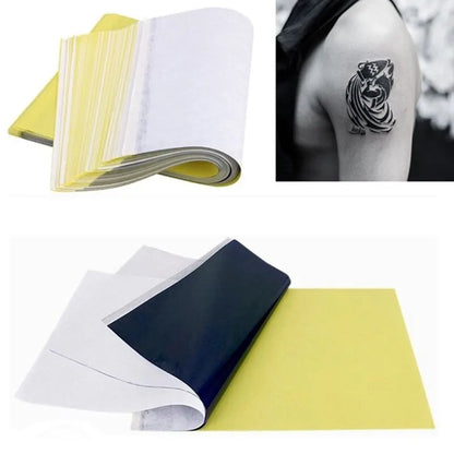 5/10PCS A4 Tattoo Transfer Paper: Carbon Thermal Transfer Tattoo Stencil Copy Tracing Paper - Tattoo Supplies Accessory