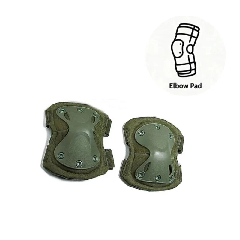Outdoor Tactical Knee & Elbow Pads - Protective Gear for Cycling, Hiking & Mountaineering
