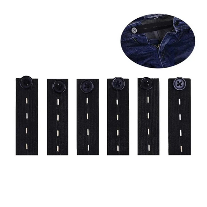 1/2/3Pcs Pant Extender Belt – Unisex Waist Band for Trousers, Jeans, Skirts & Maternity, DIY Sewing Supplies