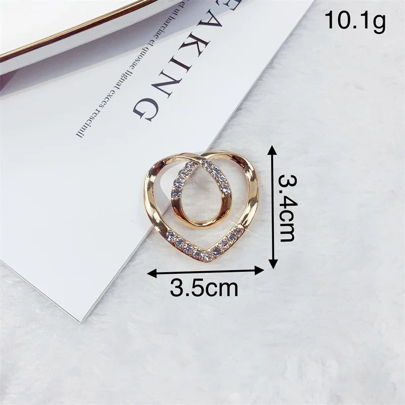 Creative Knot Buckles – Geometric T-Shirt & Scarf Waist Tightening Buttons, Clothing Accessories