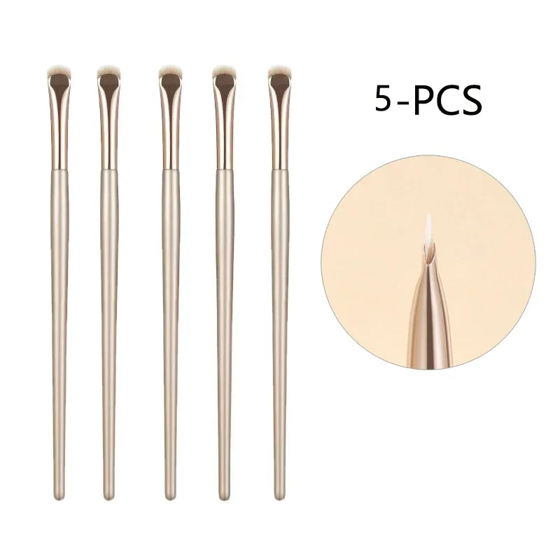Upgrade Blade Eyeliner Brush | Ultra-Thin Fine Angle Flat Brush for Eyebrows & Under-Eye Makeup | Precise Detail White Brush