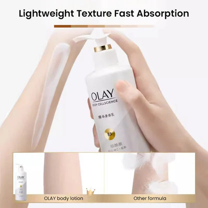 Olay Whitening & Moisturizing Body Cream – Vitamin C & B3 for Soft, Hydrated Skin (260/480ml)