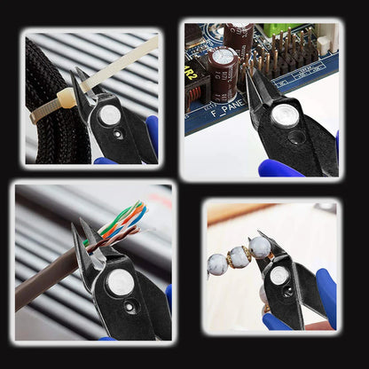 PLATO 170 Wishful Clamp Diagonal Pliers – Side Cutting Nippers & Wire Cutter for DIY Electronics & 3D Printing