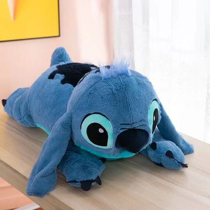 40cm Blue Stitch Plush Doll – Long Pillow Toy for Girls, Sleeping & Hugging Gift