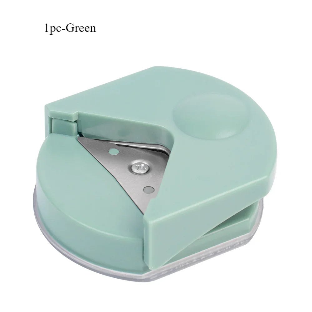 Circle Cutter & Button Maker — Portable Corner Rounder Paper Cutter for Cards, Photos & Crafts