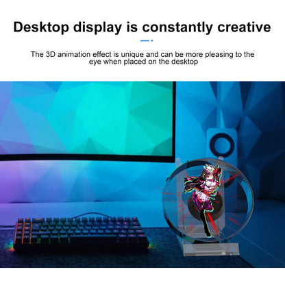 3D Hologram Fan Mini — HD Holographic Projector for Advertising, Stores, Bars, Parties & Xmas Display
