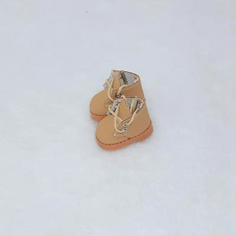 LABUBU Leather Shoes for 17cm Cotton Dolls – Casual Sports Boots DIY Doll Accessories