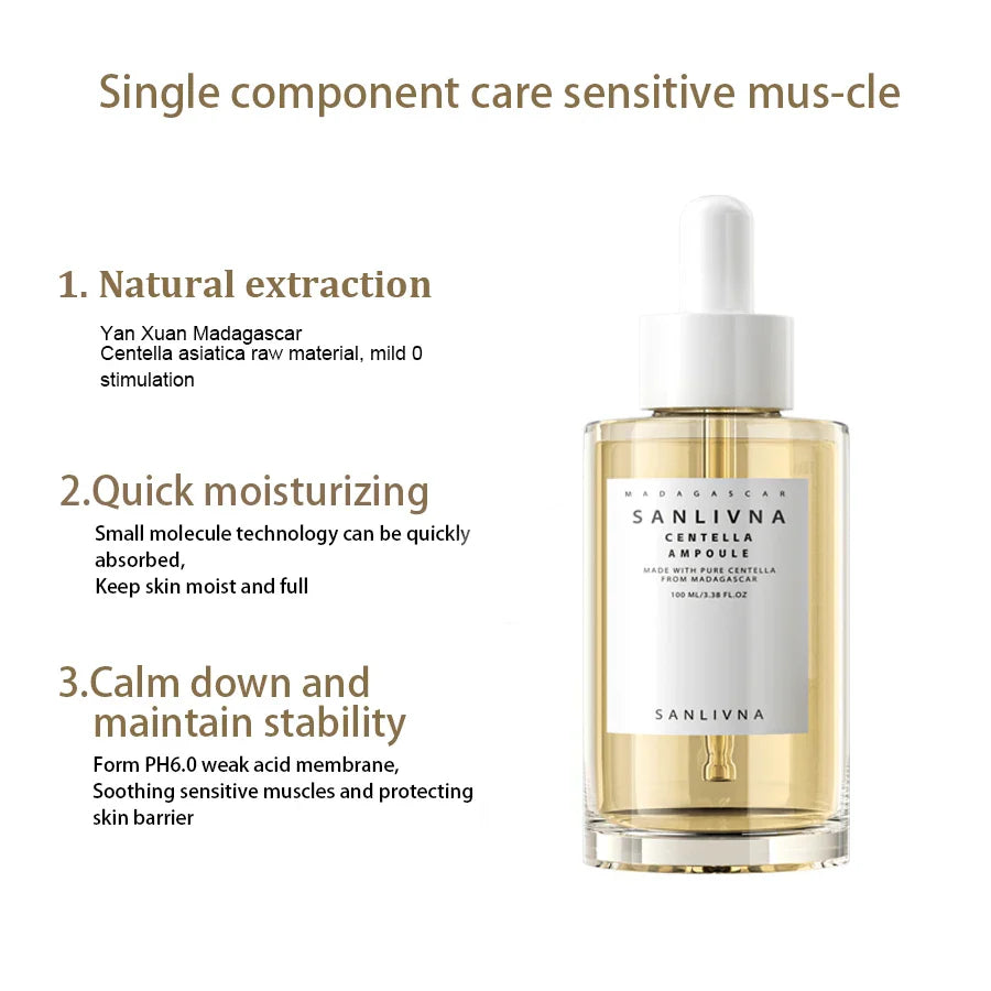 Madagascar Centella Asiatica Ampoule – Moisturizing & Firming Serum for Sensitive Skin