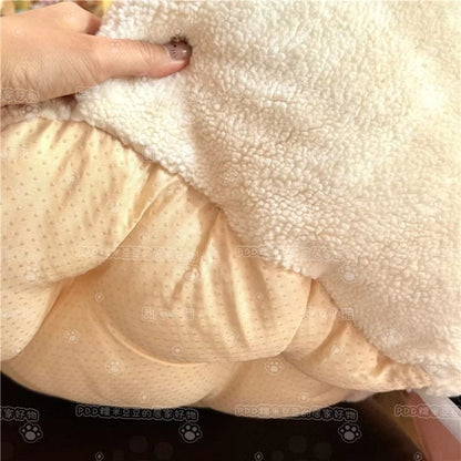 2026 Rilakkuma Plush Seat Cushion - Thickened Winter Warm Chair Pad and Tatami Mat Comfort Cushion