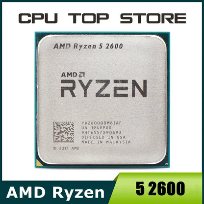 AMD Ryzen 5 2600 – 3.4GHz 6-Core 12-Thread CPU Processor, Socket AM4