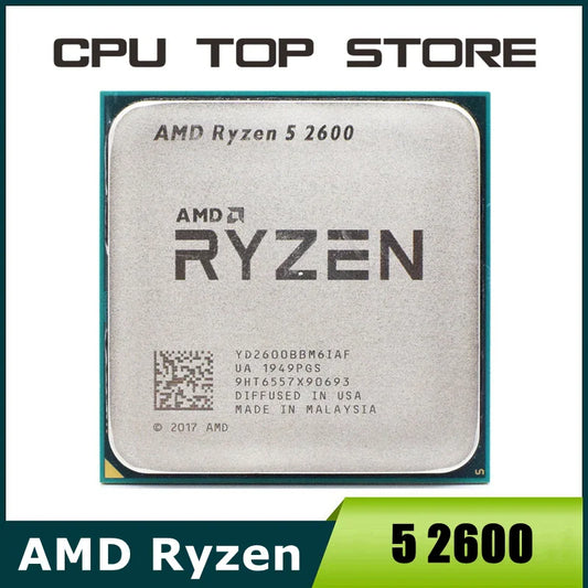 AMD Ryzen 5 2600 – 3.4GHz 6-Core 12-Thread CPU Processor, Socket AM4